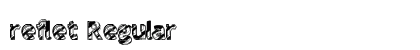 reflet Regular font free download