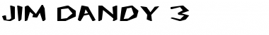 Jim Dandy 3 Font