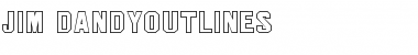 Jim DandyOutlines Regular Font