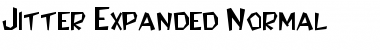 JitterExpanded Normal Font