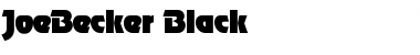 Download JoeBecker-Black Font