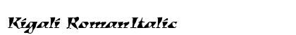 Kigali RomanItalic preview