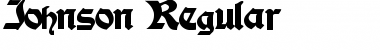 Johnson Regular Font