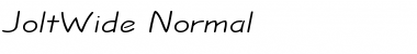 JoltWide Normal Font