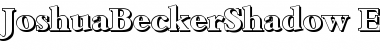 JoshuaBeckerShadow-ExtraBold Regular Font