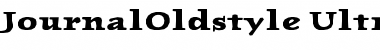 JournalOldstyle-UltraBold Ultra Bold Font