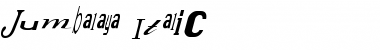 Jumbalaya Italic Font