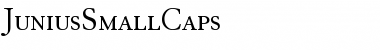 JuniusSmallCaps Regular Font