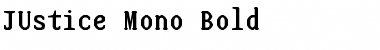 JUstice Mono Bold Font