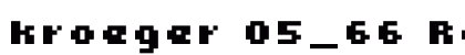 kroeger 05_66 Regular font free download