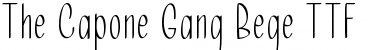 Download The Capone Gang Bege Font