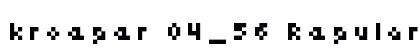 kroeger 04_56 Regular font free download