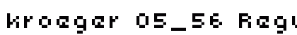 kroeger 05_56 Regular font free download