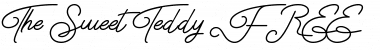The Sweet Teddy Regular Font