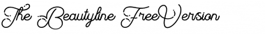 The Beautyline FreeVersion Regular Font
