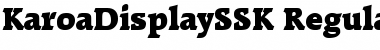 Download KaroaDisplaySSK Font