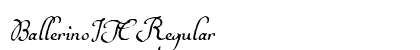 BallerinoITC Regular font free download