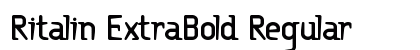 Ritalin ExtraBold Regular preview