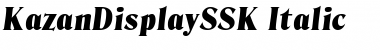 Download KazanDisplaySSK Font