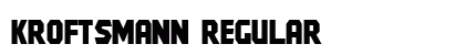 Kroftsmann Regular font free download