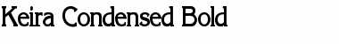 Keira Condensed Bold Font