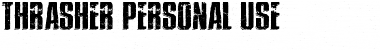 THRASHER Regular Font