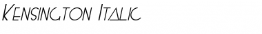 Kensington Italic Font