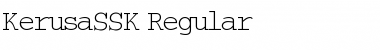 KerusaSSK Regular Font