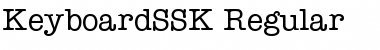 KeyboardSSK Regular Font