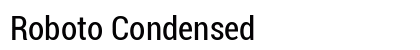Roboto Condensed Preview