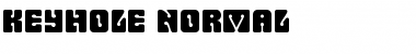 Keyhole Normal Font