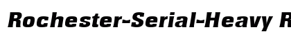 Rochester-Serial-Heavy RegularItalic preview