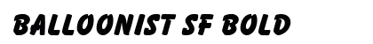 Balloonist SF Bold font free download