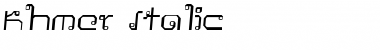 Khmer Italic Font