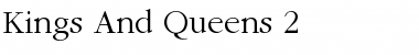 Kings And Queens 2 Regular Font