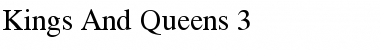 Kings And Queens 3 Font