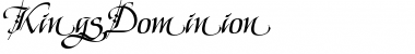 KingsDominion Font