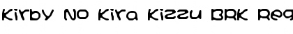 Kirby No Kira Kizzu BRK Regular Font