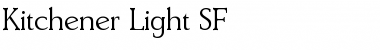 Kitchener Light SF Font