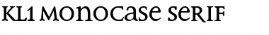KL1_ Monocase Serif Regular Font