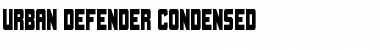 Urban Defender Condensed Condensed Font
