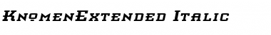Download KnomenExtended Font