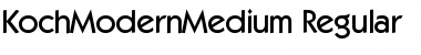 KochModernMedium Regular Font