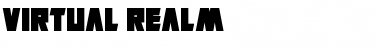 Virtual Realm Regular Font