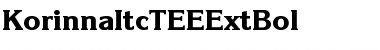 KorinnaItcTEEExtBol Font