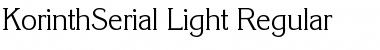 KorinthSerial-Light Regular