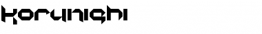 korunishi Regular Font