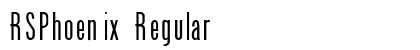 RSPhoenix Regular font free download