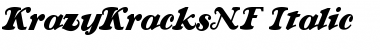 KrazyKracksNF Regular Font