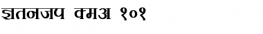 Kruti Dev 101 Bold Font